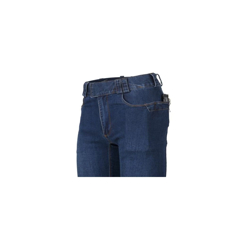 Kalhoty COVERT TACTICAL PANTS® - Denim Mid - Vintage Worn Blue - Helikon-Tex®