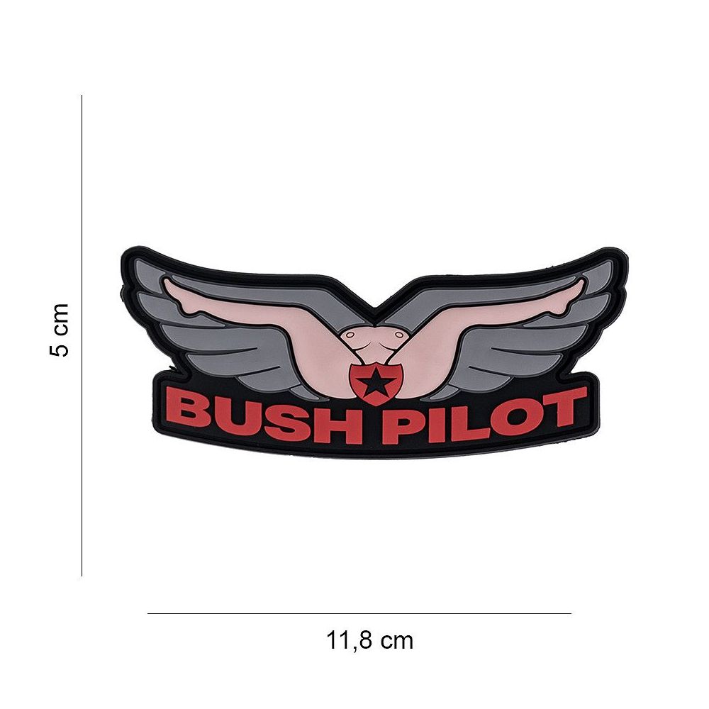 Nášivka PVC Bush Pilot  - 101. INC