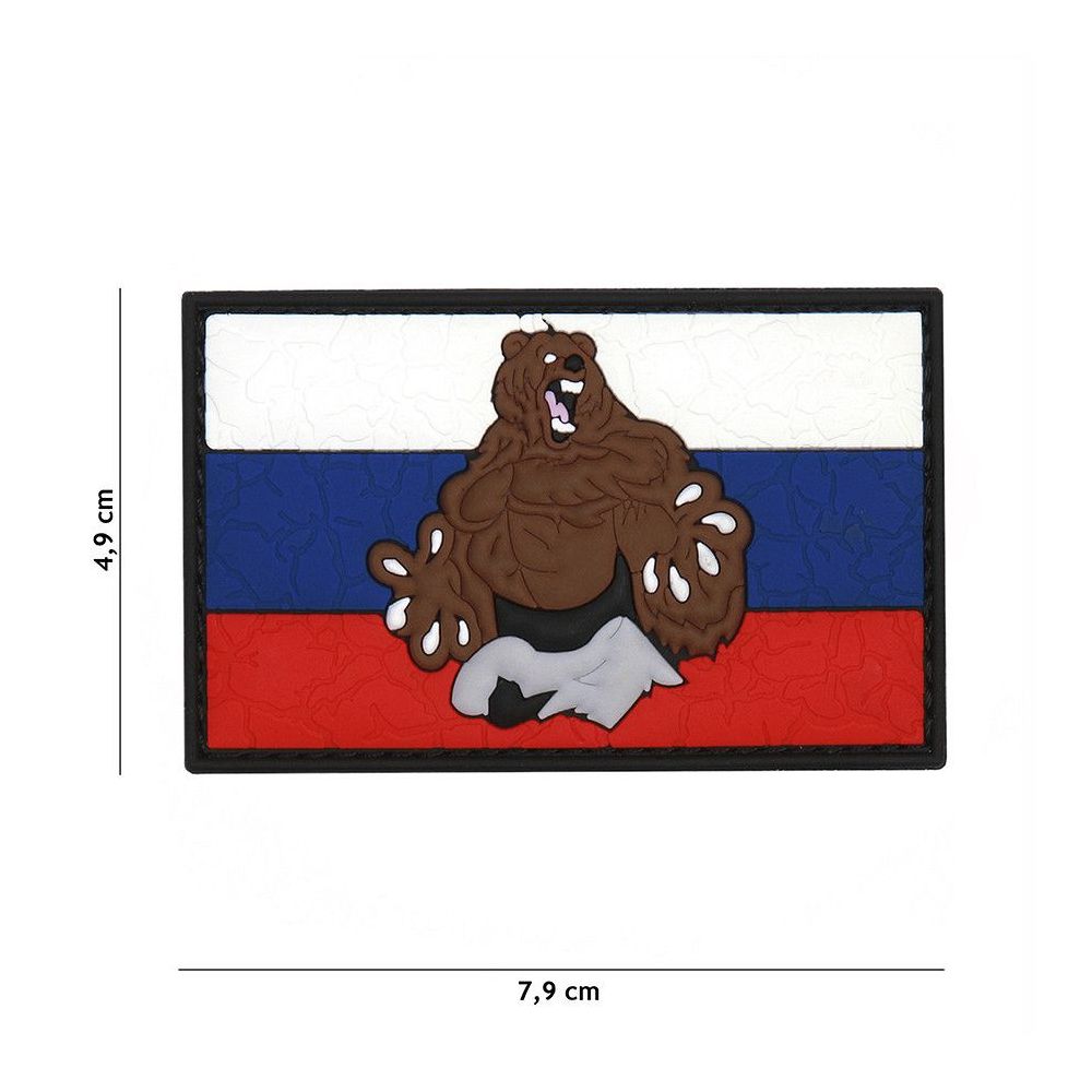 Nášivka PVC Russian Bear Cracked - 101. INC