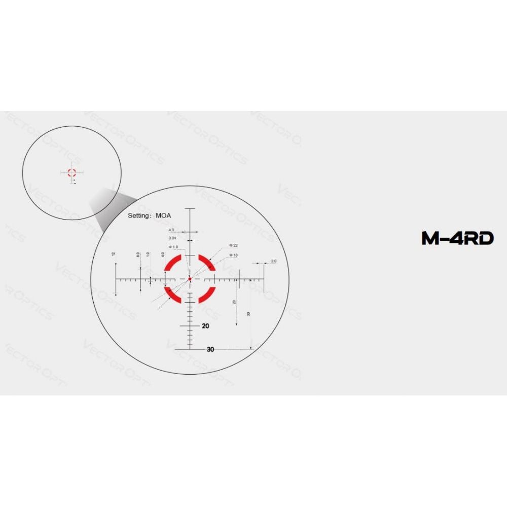 Puškohled Mustang 1-4x24FFP - Vector Optics